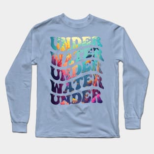 Under Water Wonder: A Colorful Aquatic Journey Long Sleeve T-Shirt